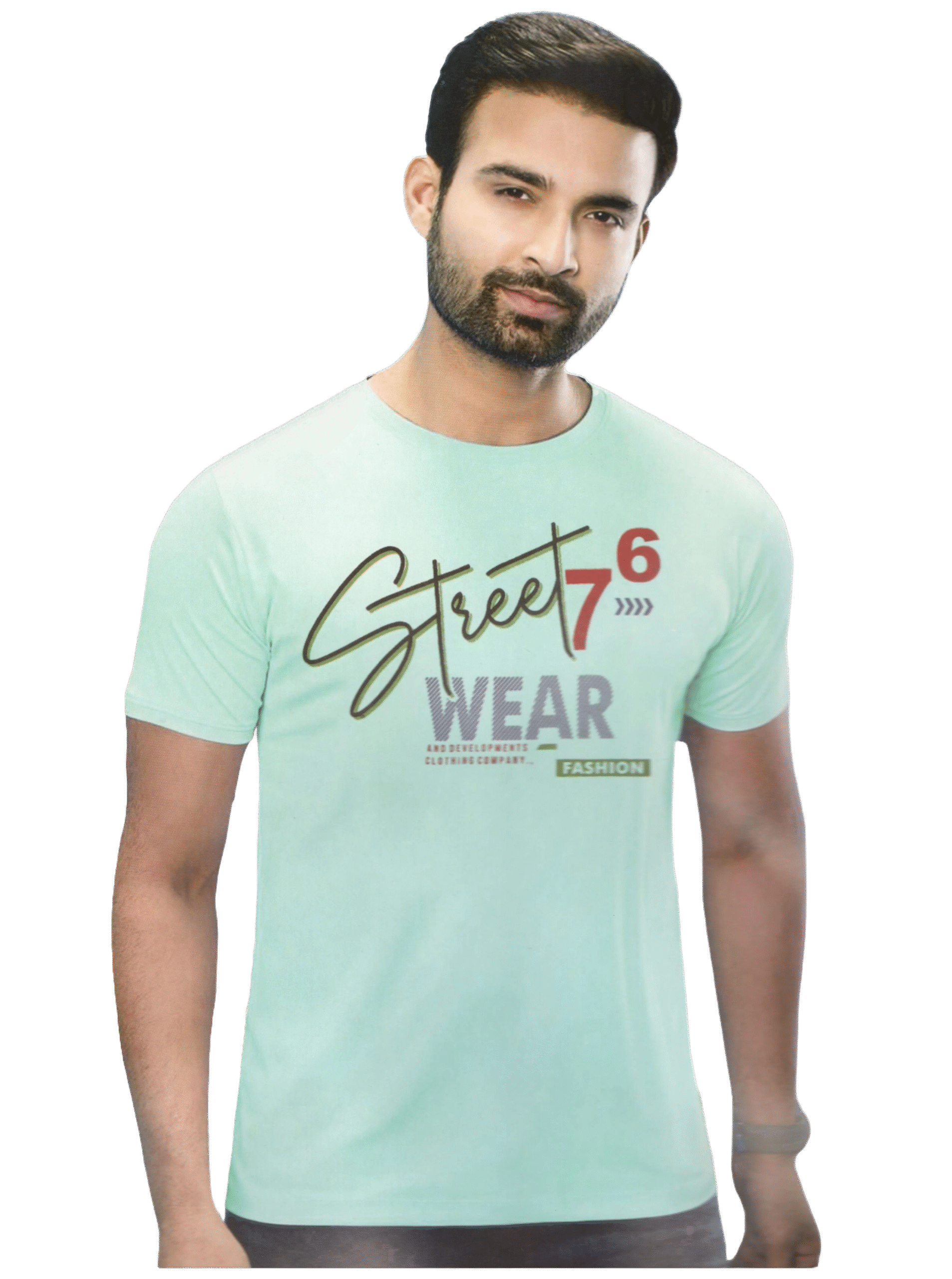 Fresh Lite Green Cotton T-Shirt – Casual & Comfortable Fresh Lite Green Cotton T-Shirt