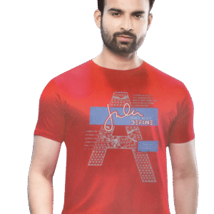 Bold Red Classic Cotton T-Shirt