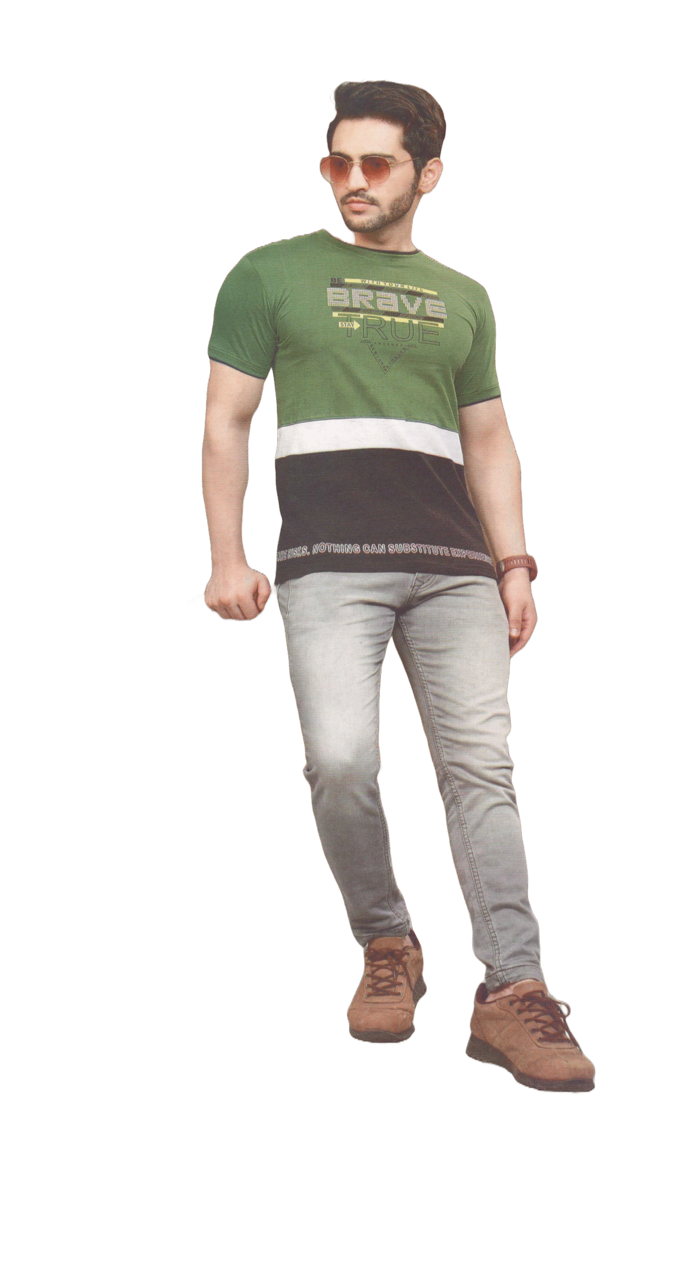 Green & Black T-Shirt – Bold, Sporty & Confident Green & Black T-Shirt