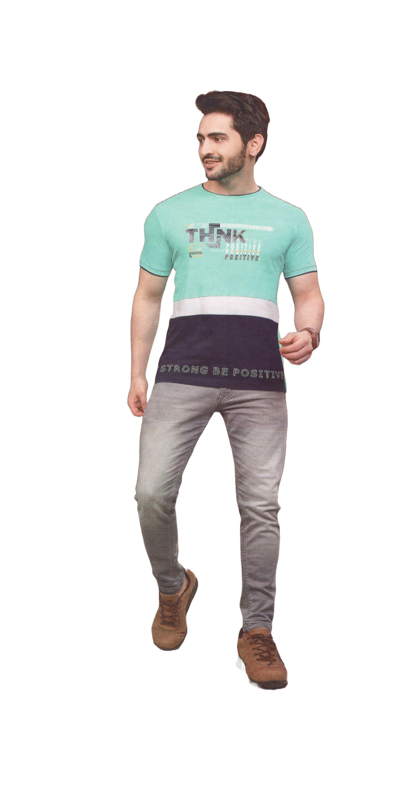 Blue & Black T-Shirt – Cool, Confident & Comfortable Blue & Black T-Shirt