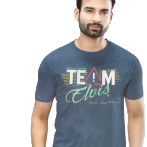 Shade Blue Cotton T-Shirt