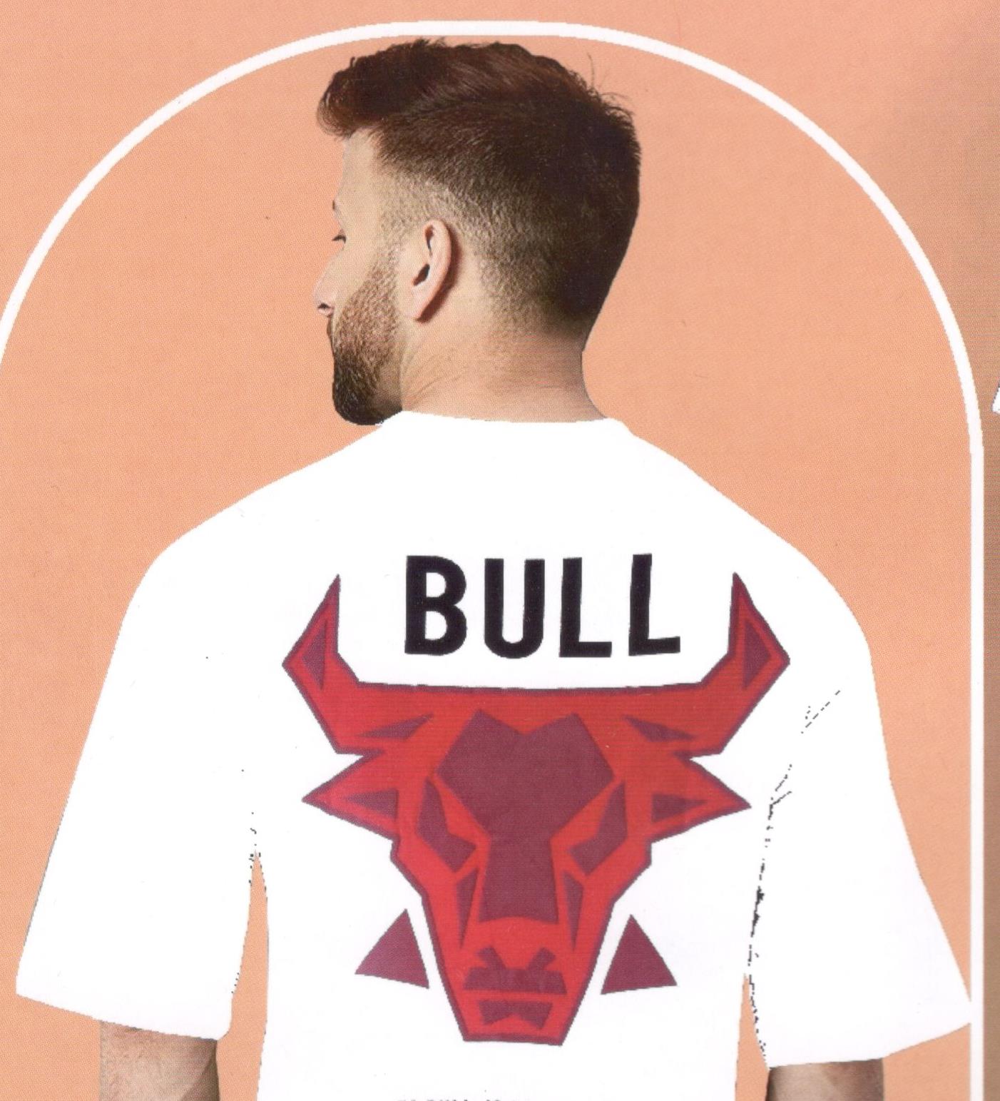 white bull back 5 White Bull T-Shirt – Premium Style